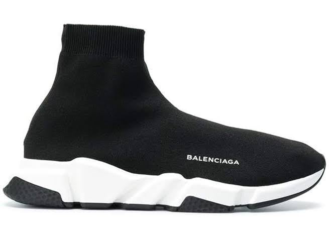 Balenciaga Speed ​​Recycled Preto Branco 