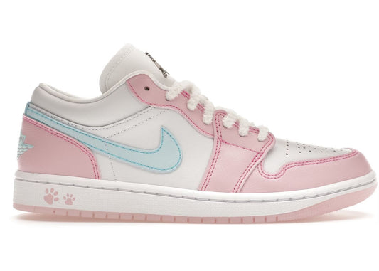 Jordan 1 Low SE Paw Print Rosa Espuma 