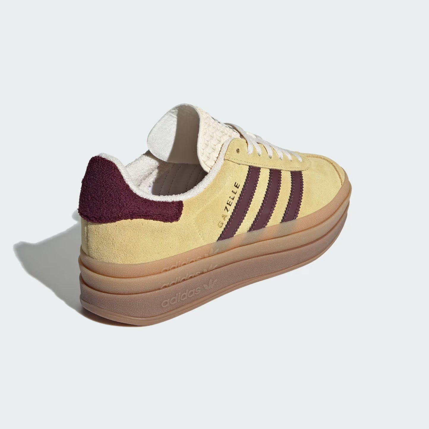 Adidas Gazelle Bold Quase Amarelo Bordô