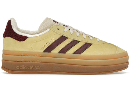 Adidas Gazelle Bold Quase Amarelo Bordô