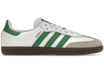 Tênis Adidas Samba OG Branco Verde 