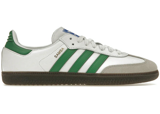 Tênis Adidas Samba OG Branco Verde 