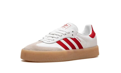 Adidas Sambae Branco Melhor Vermelho Goma 