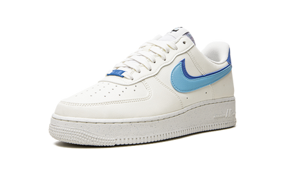 Nike Air Force 1 Double Swoosh Branco Médio Azul