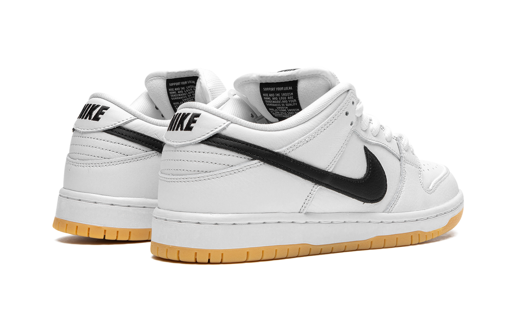 Nike SB Dunk Low Laranja White Label Preto