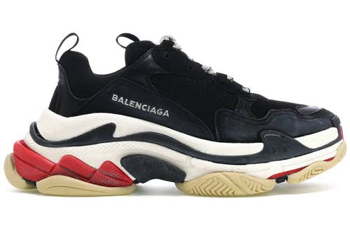 Balenciaga Triple S Preto Branco Vermelho
