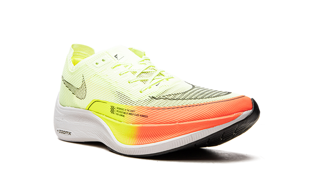 Nike Zoom X Vaporfly Next% 2 Bege Claro Laranja Hiper