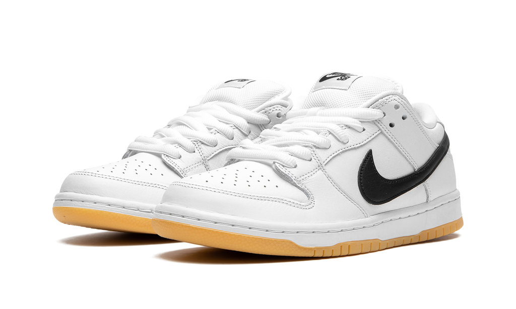 Nike SB Dunk Low Laranja White Label Preto